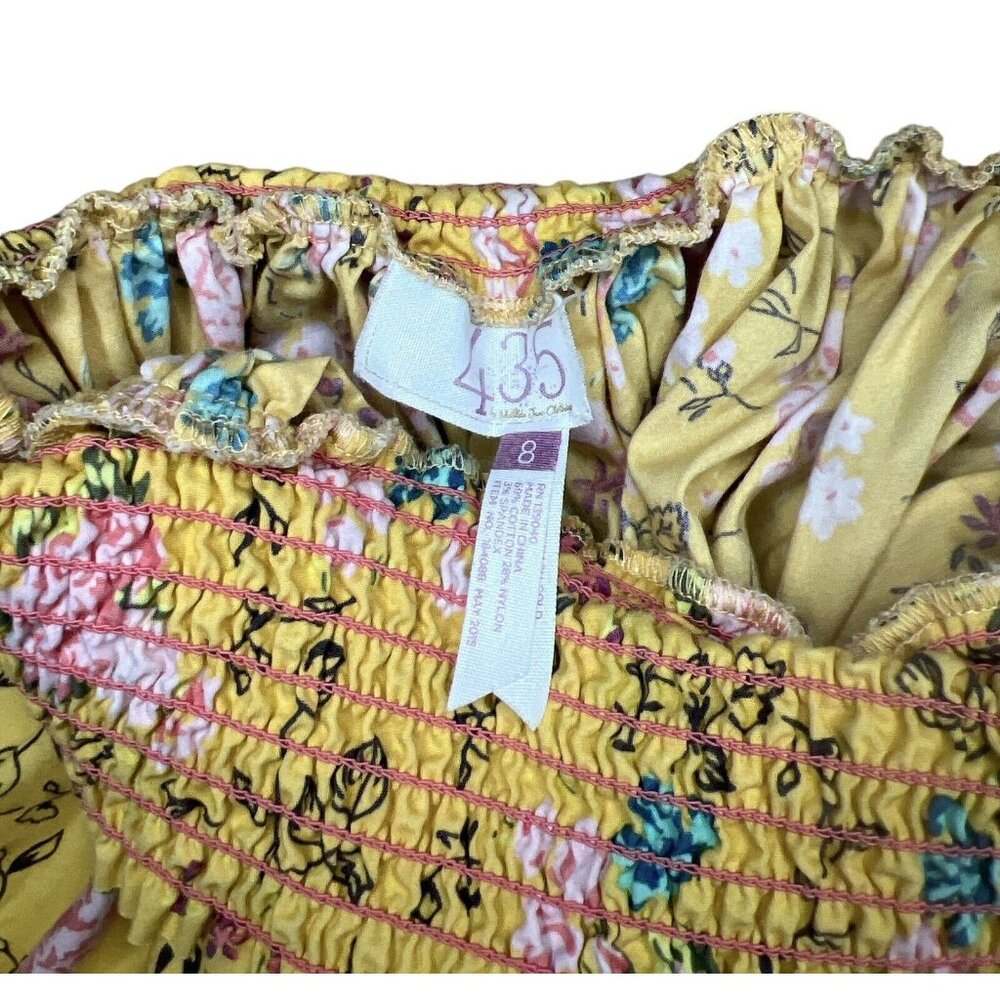 435 by Matilda Jane Yellow Floral Skirt Girls Size 8 Elastic Waist ($38) - Picture 2 of 2